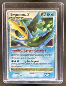 2007 Pokemon Diamond & Pearl Black Star Promos Empoleon LV.X #DP11 - Image 1