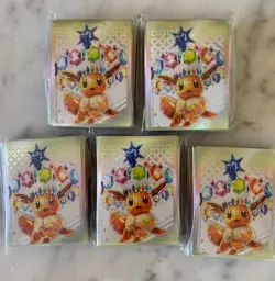 Lot of 5 x65 New & Sealed Prismatic Evolutions ETB Sleeves | Pokemon TCG SV - Image 1