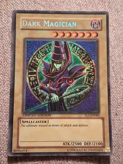 Yu-Gi-Oh Dark Magician FL1 Forbidden Legacy Secret Rare Very LP - Image 1