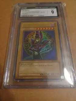 Yu-Gi-Oh Dark Magician LOB-005 Ultra Rare Unlimited CGC 9 Mint - Image 2