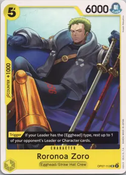 500 Years in the Future #OP07-113 Roronoa Zoro (113) - Image 1