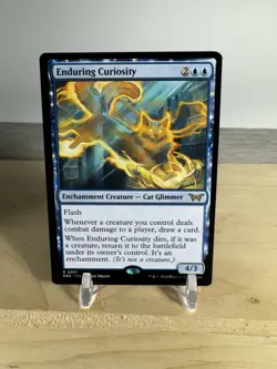 MTG - Enduring Curiosity - Regular Rare #51 NM/Mint Duskmourn: House of Horror - Image 1