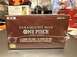 One Piece Paramount War Booster Box OP02 English Sealed - Image 2