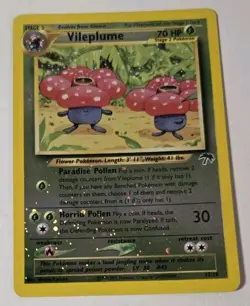 Vileplume 17/18 Southern Islands Reverse Holo Pokemon 2001 - Image 1