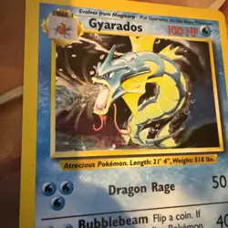 Pokemon Gyarados Holo Rare TCG Card Base Set 6/102 - Image 2