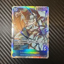 One Piece TCG OP13-042 Edward Newgate (aka Whitebeard) SR Card Game English - Image 1