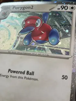 Porygon2 138 (Swirl) - Pokemon Scarlet & Violet Black Star Promo Card - NM - Image 4