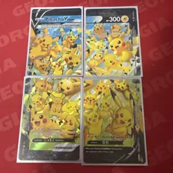 Pikachu V‑Union Complete Set – 4 Cards – Black Star Promo - Image 1
