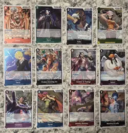 One Piece TCG Adventure On Kami's Island Foil Rare Lot - Lot Of 27 Cards See Pic - Image 1