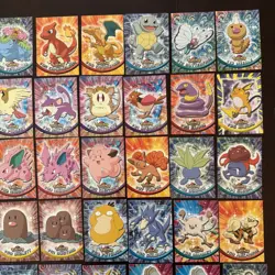 65 Pokemon Card Lot Topps 1999 TV Animation Charizard Non-Holo TCG Vintage 1999 - Image 3