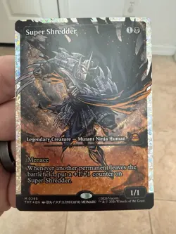 Magic: The Gathering Super Shredder Fracture Foil TMNT Card M025 - Image 1