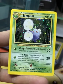 Jumpluff 7/111 Neo Genesis 2000 Entei 34 Black Star Promo Pokemon Card Lot WOTC - Image 3