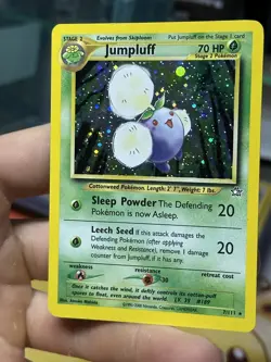 Jumpluff 7/111 Neo Genesis 2000 Entei 34 Black Star Promo Pokemon Card Lot WOTC - Image 4