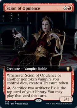 Scion of Opulence (Extended Art) - Light Play MTG Commander 2021 Crimson Vow - Image 1