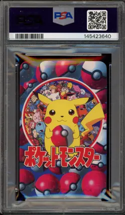 Pokemon Pikachu Ace of Clubs Televi-Kun Playing Cards PSA 10 Gem Mint - Image 2