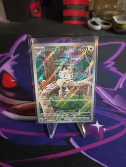 Meowth 106/094 Me02: Phantasmal Flames Holo Near MINT EN Pokemon Card - Image 1