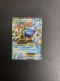 Pokemon TCG Mega-Blastoise EX Holo Rare Card 18/83 - Image 1