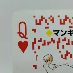 Pokemon Playing Cards Red Mankey Queen Heart Nintendo Vintage EX Japanese j476 - Image 2