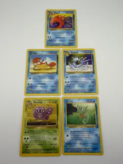 Pokemon TCG Fossil Set WOTC Common, Uncommon Lot Of 15 Cards! - Image 4