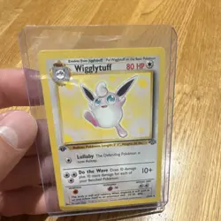 Pokemon Wigglytuff 32/64 Jungle 80 HP Rare Regular 1st Edition Card English - Image 3