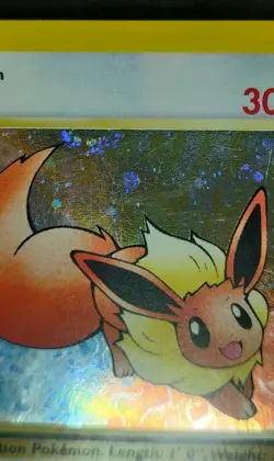 Holographic WOTC Black Star Promotional Pokemon Card: Eevee #11 - Image 3