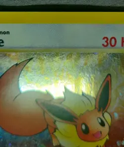 Holographic WOTC Black Star Promotional Pokemon Card: Eevee #11 - Image 4