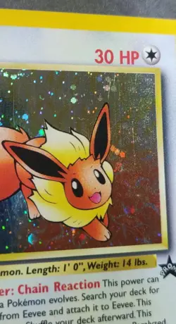 Holographic WOTC Black Star Promotional Pokemon Card: Eevee #11 - Image 5