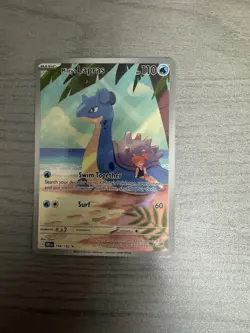 Misty's Lapras 194/182 Sv10 Destined Rivals Illustration Rare Full Art Holo Card - Image 1