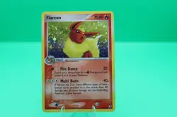 Pokemon Card Flareon EX Holo Card Unseen Forces 5/115 Rare 2005 HP small Crease - Image 2