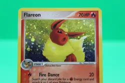 Pokemon Card Flareon EX Holo Card Unseen Forces 5/115 Rare 2005 HP small Crease - Image 3