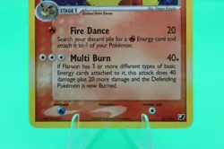 Pokemon Card Flareon EX Holo Card Unseen Forces 5/115 Rare 2005 HP small Crease - Image 5