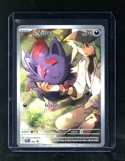 N's Zorua Pokemon 189 (SVP) Promo Card NM - Image 1