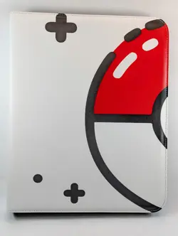 White Pokeball Card Binder - Pokeball 900 Card Binder - Pokemon Card Binder TCG - Image 1