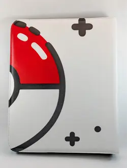 White Pokeball Card Binder - Pokeball 900 Card Binder - Pokemon Card Binder TCG - Image 2