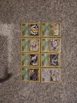 Pokemon Gym Challenge/Gym Heroes/Team Rocket Lot Erika, Koga, Misty 86 Cards - Image 4