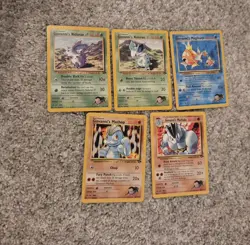 Pokemon Gym Challenge/Gym Heroes/Team Rocket Lot Erika, Koga, Misty 86 Cards - Image 5