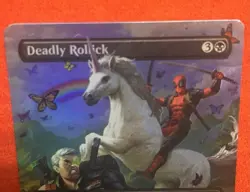 Deadpool Deadly Rollick NM / M Secret Lair Borderless FOIL - Image 4