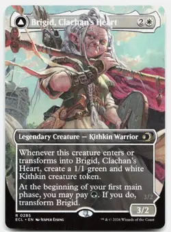 Brigid, Clachan's Heart (Borderless) 285 Lorwyn Eclipsed Magic: The Gathering NM - Image 1