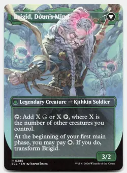 Brigid, Clachan's Heart (Borderless) 285 Lorwyn Eclipsed Magic: The Gathering NM - Image 2