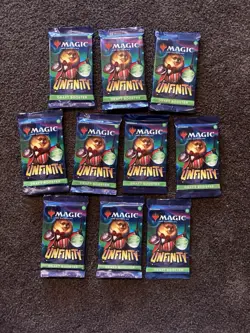 Magic The Gathering MTG Unfinity Lot Of 10 Draft Booster Packs Free Shipping - Image 1