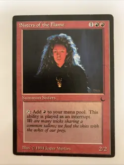 MTG NM Sisters of the Flame The Dark - Image 1