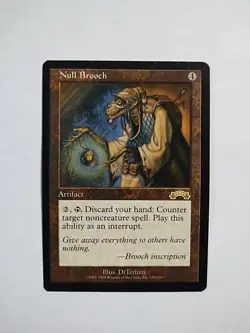 Null Brooch LP x1 Exodus MTG Magic the Gathering 1x - Image 1
