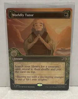 Worldly Tutor Borderless Avatar The Last Airbender Magic the Gathering - Image 1