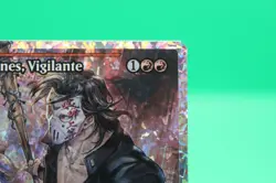Magic the Gathering TMNT Casey Jones Vigilante #0296 Showcase Fracture Foil - Image 5