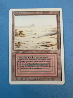MTG Revised Edition, Badlands! 1994 Vintage Magic! - Image 1