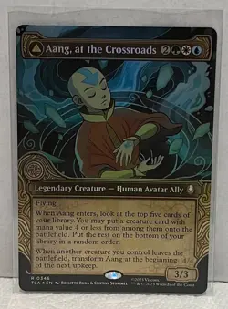 Aang, at the Crossroads Showcase FOIL Avatar the Last Airbender MTG - Image 1