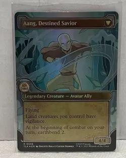 Aang, at the Crossroads Showcase FOIL Avatar the Last Airbender MTG - Image 2