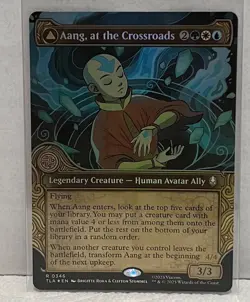 Aang, at the Crossroads Showcase FOIL Avatar the Last Airbender MTG - Image 3