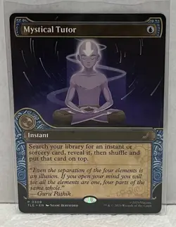 Mystical Tutor Borderless Avatar the Last Airbender Magic the Gathering - Image 1