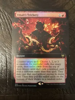 Tibalts Trickery Extended Art Foil Nm Magic, The Gathering - Image 1